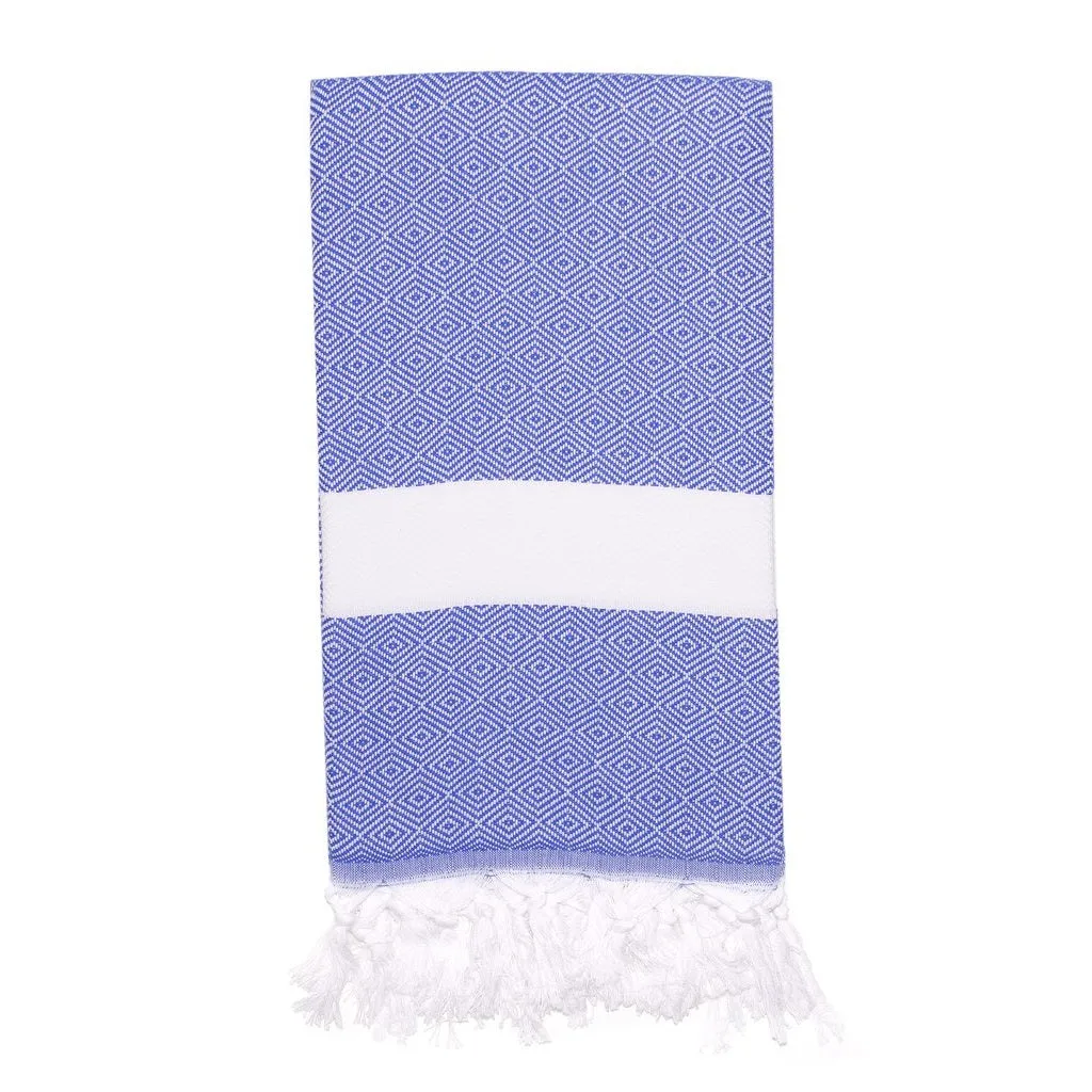 Sultan Turkish Towel, Ocean Deep