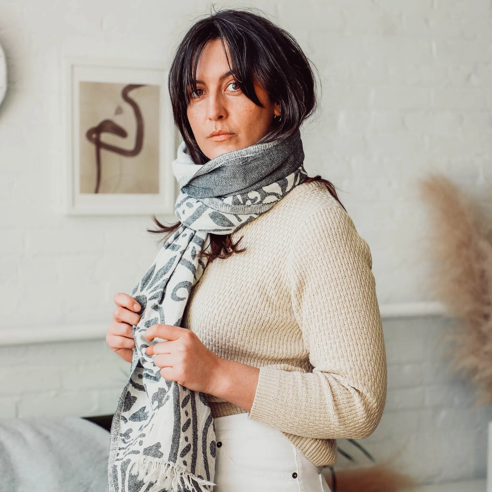 Turkish Towel in Leonora Black