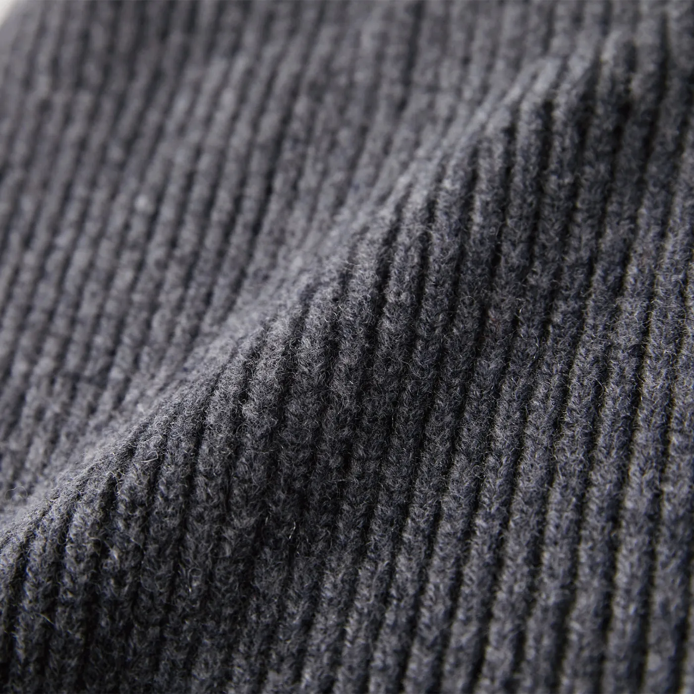 Unisex Cashmere Wool Beanie / Dark Gray
