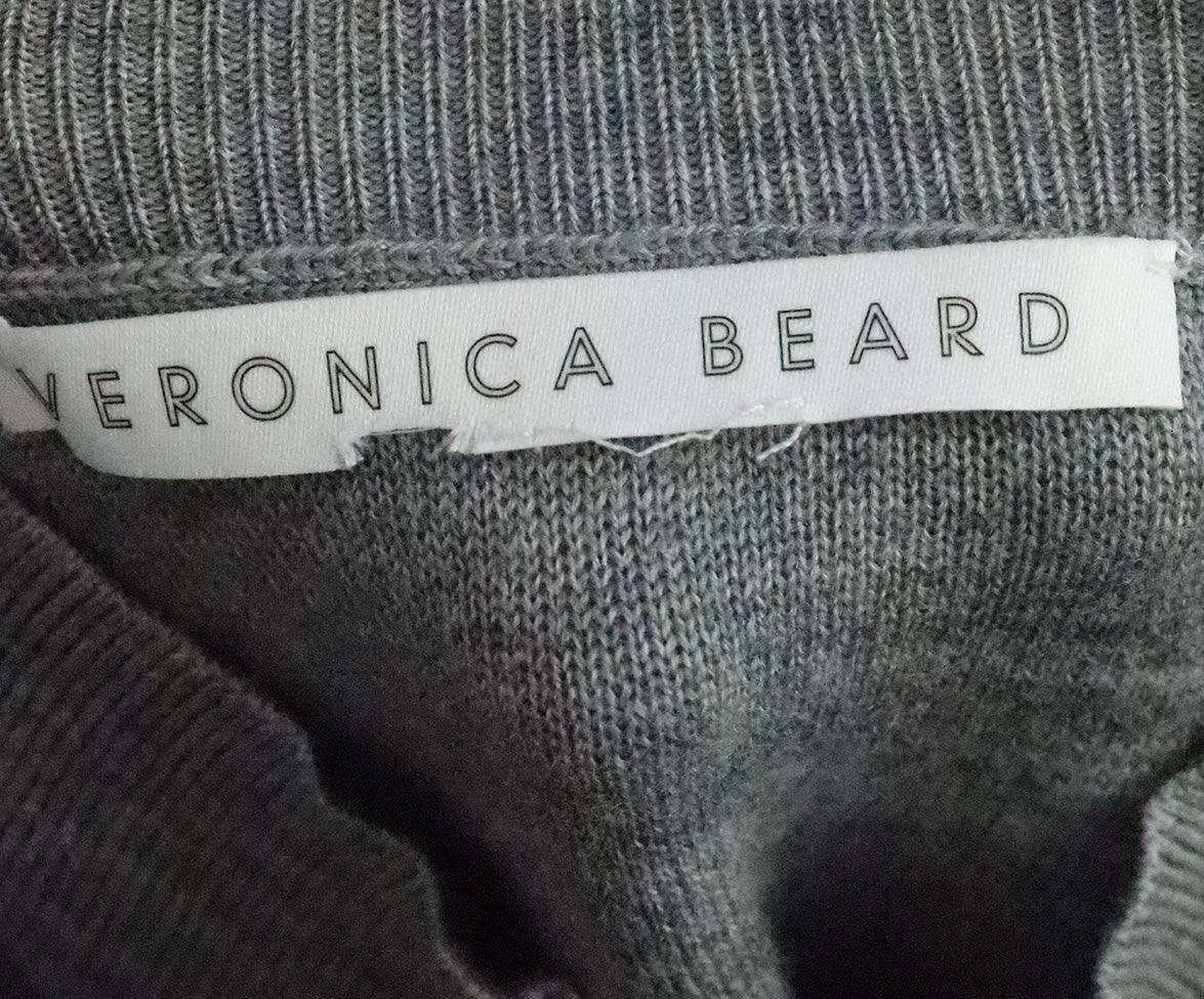 Veronica Beard Grey Wool Sweater Dress sz 8