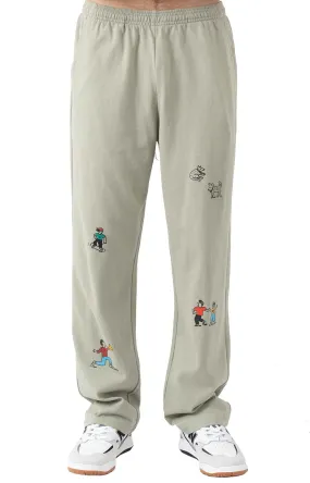 Washington Sq. Park Cotton Chill Pants - Stone Green