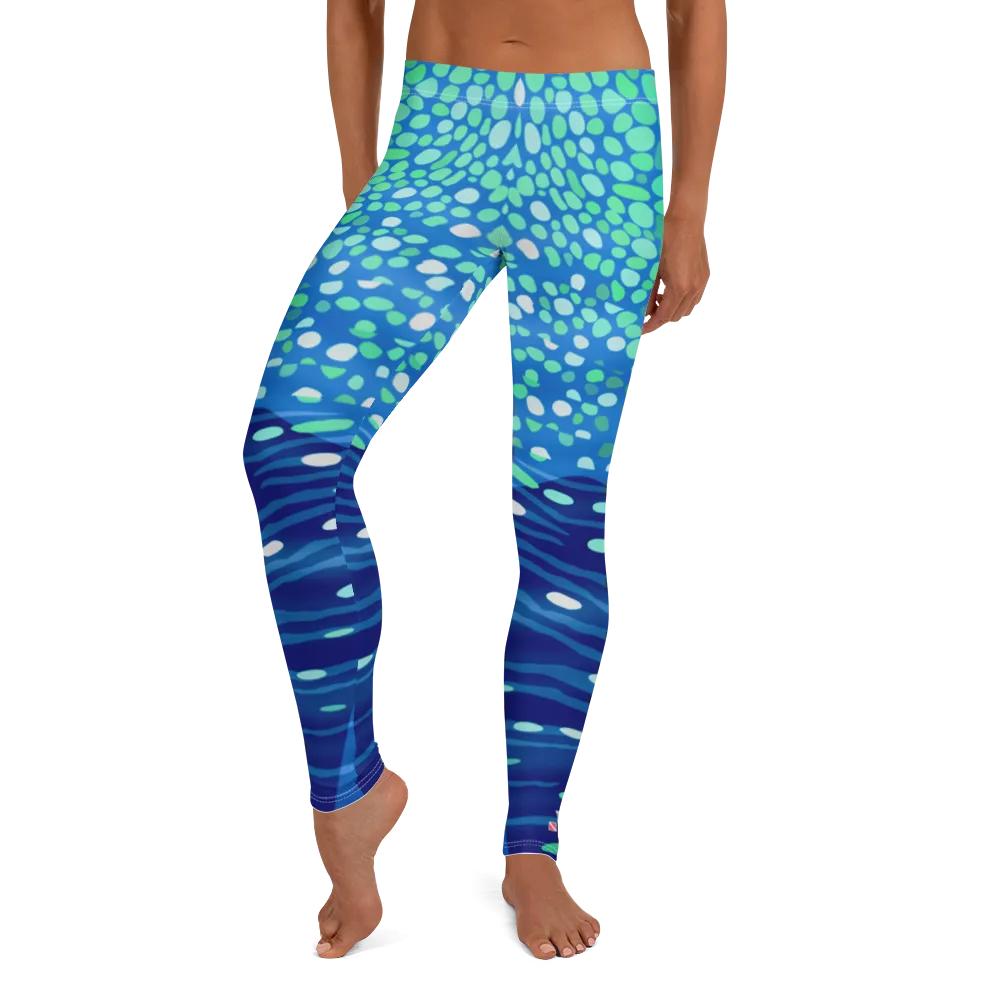 Whale Shark Leggings - Pop Style