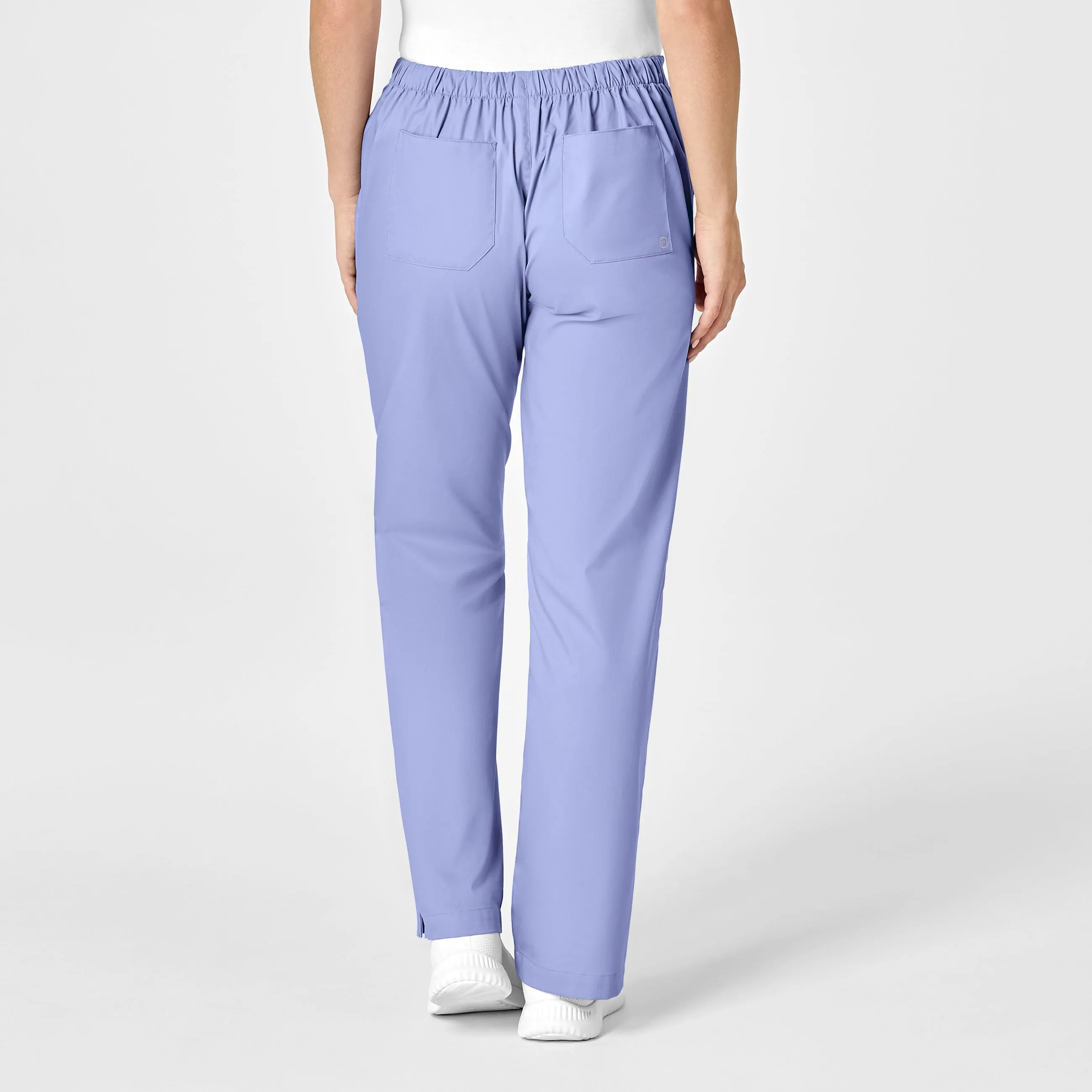 WonderWORK Women's Flare Leg Scrub Pant - Ceil Blue