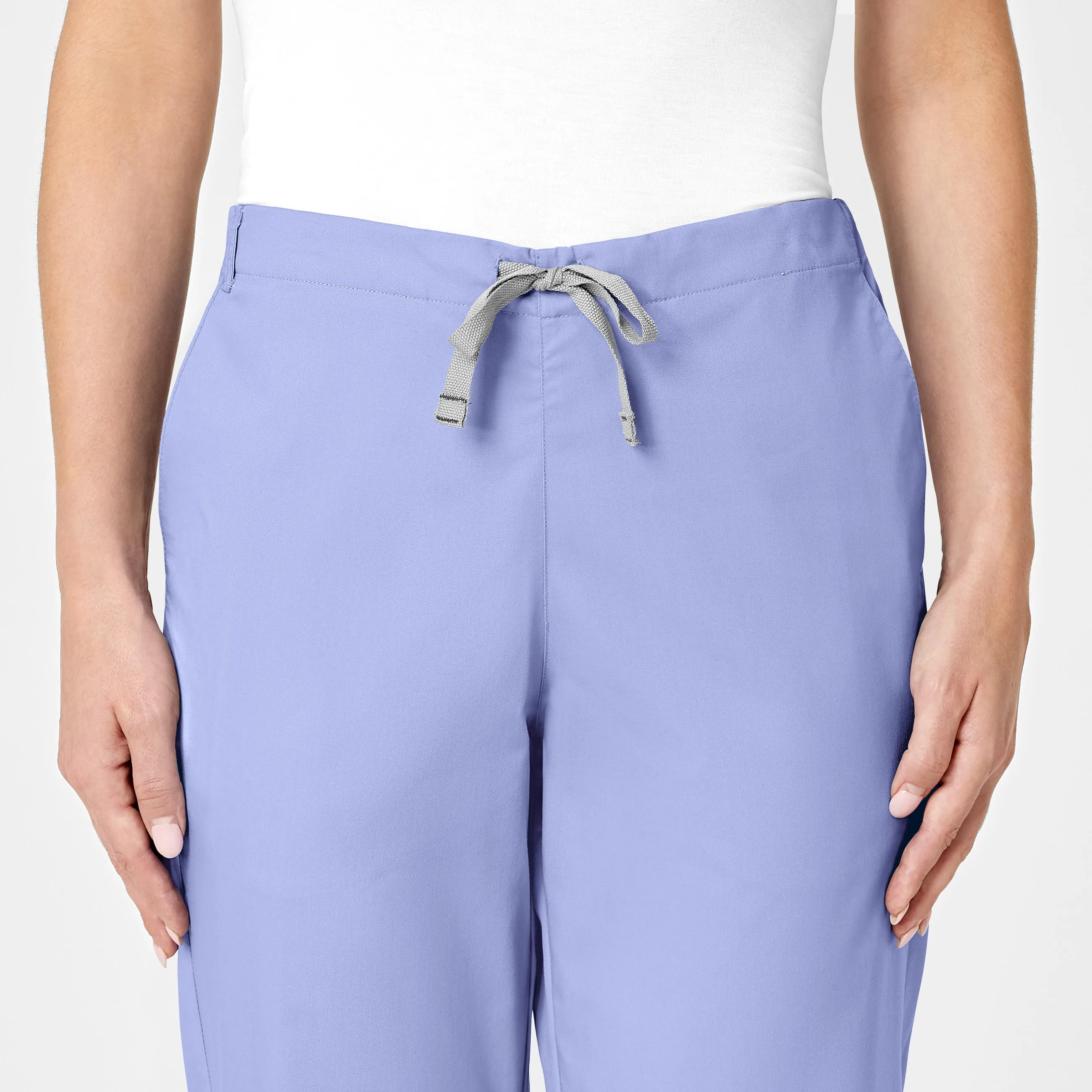 WonderWORK Women's Flare Leg Scrub Pant - Ceil Blue