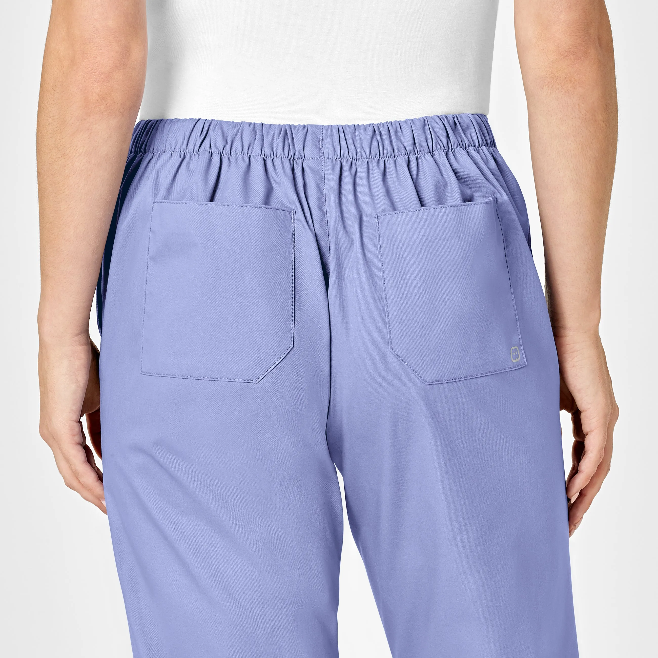 WonderWORK Women's Flare Leg Scrub Pant - Ceil Blue