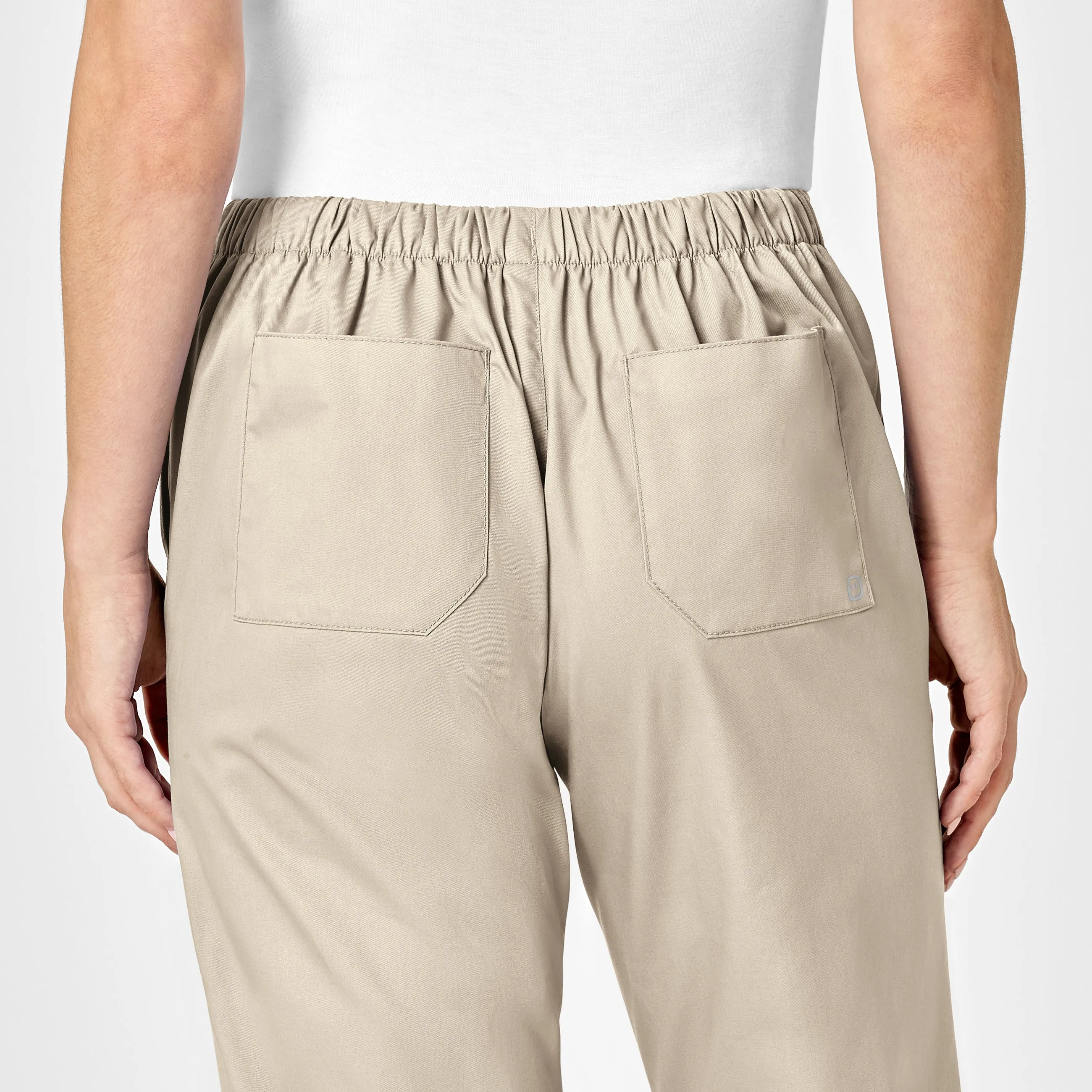 WonderWORK Women's Flare Leg Scrub Pant - Khaki