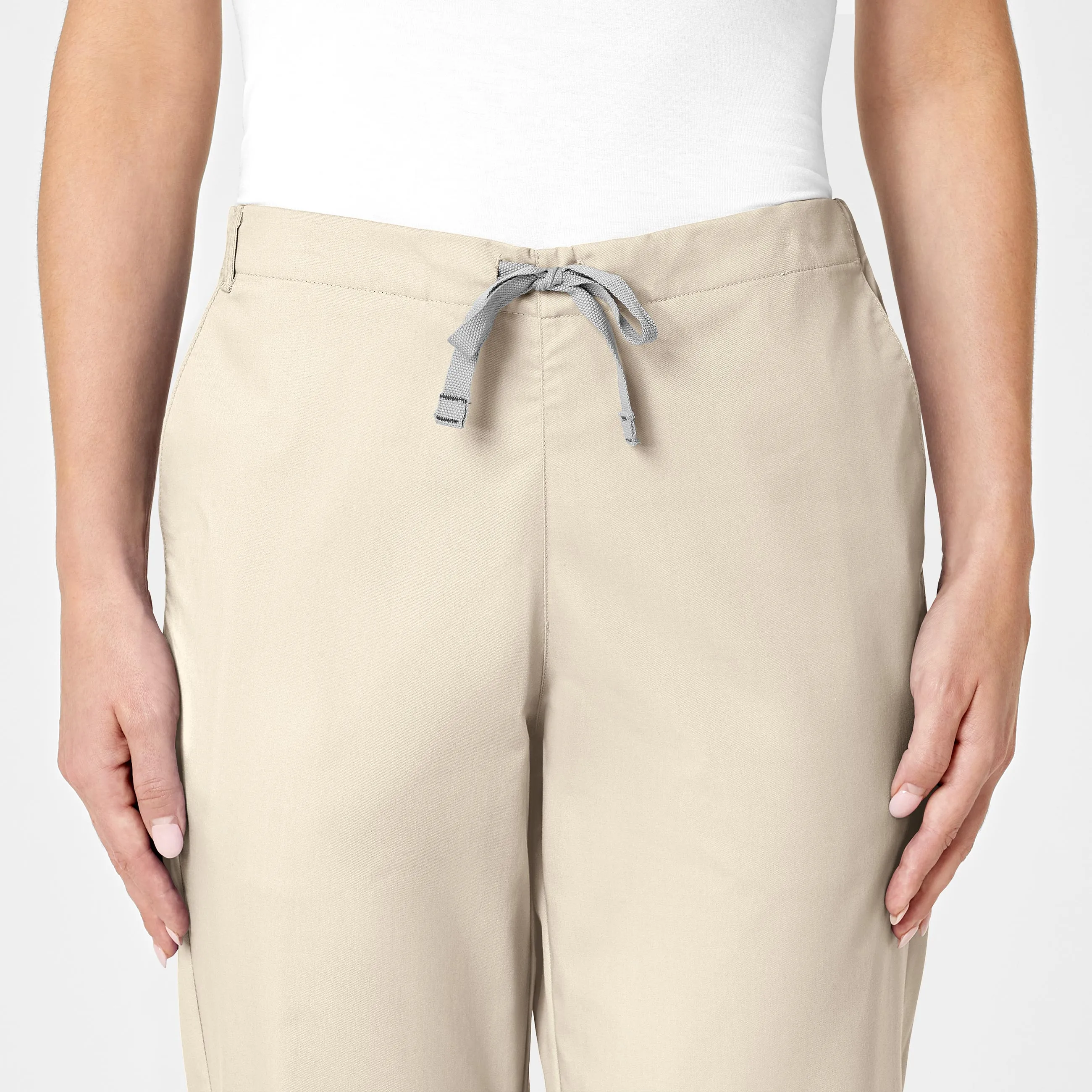 WonderWORK Women's Flare Leg Scrub Pant - Khaki