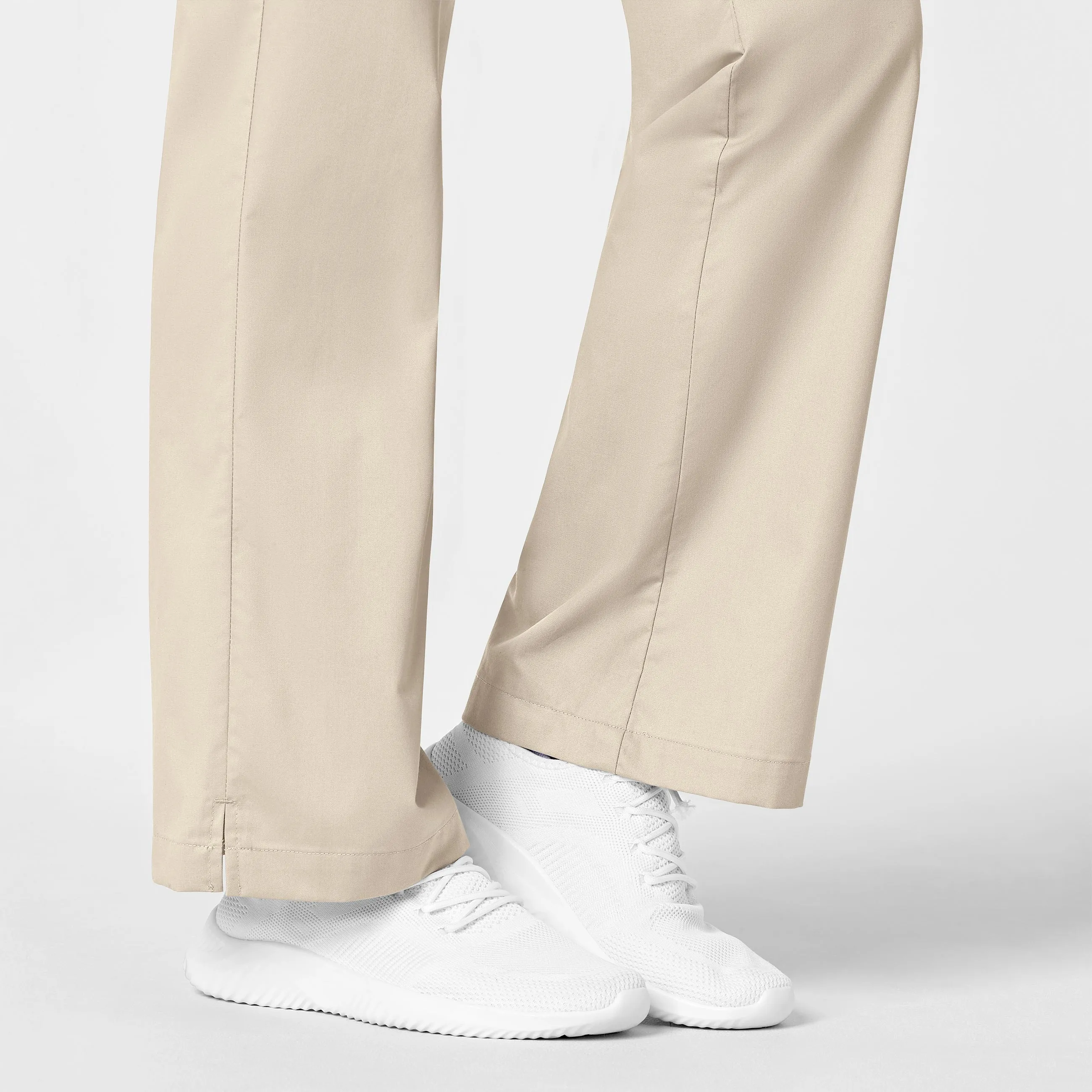 WonderWORK Women's Flare Leg Scrub Pant - Khaki