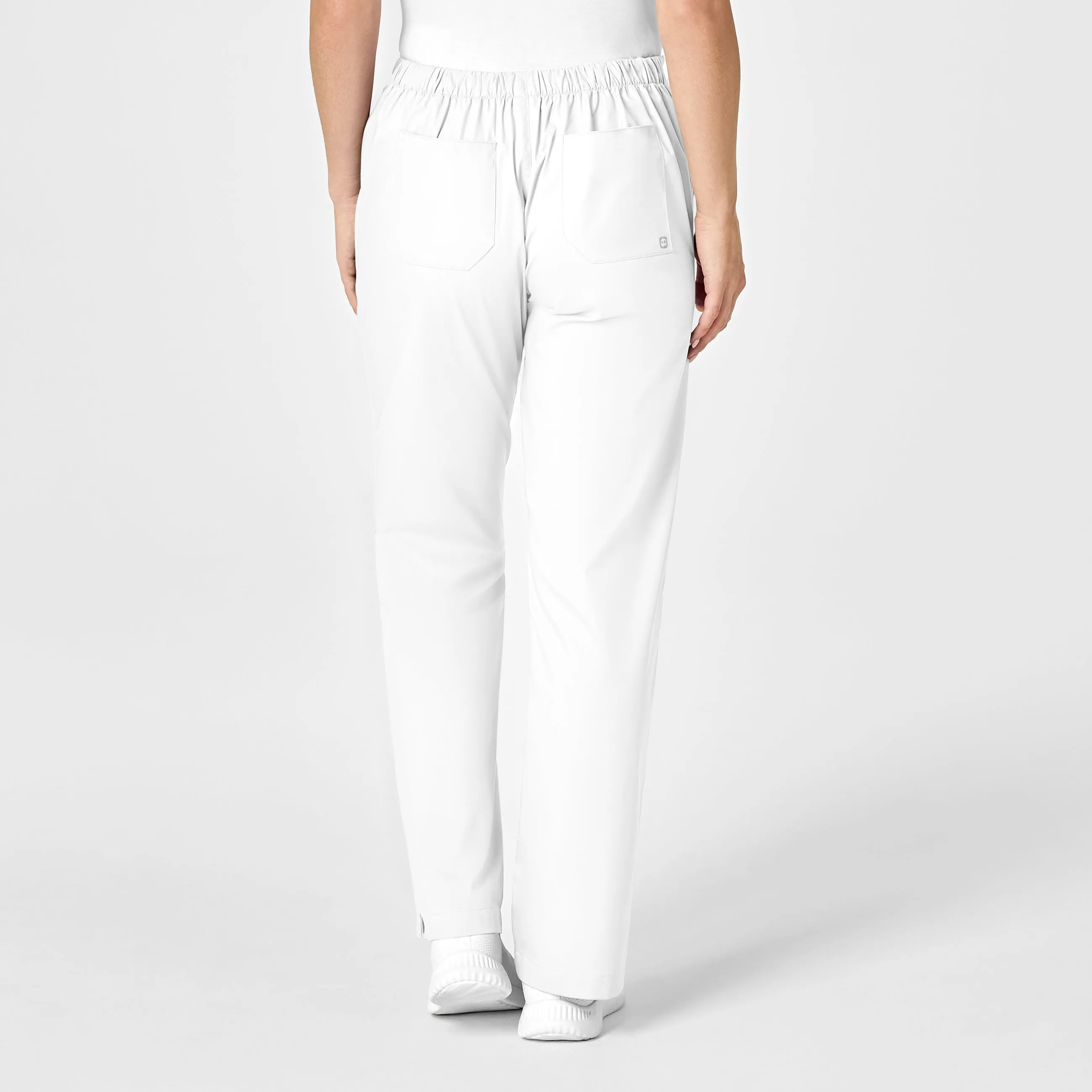 WonderWORK Women's Flare Leg Scrub Pant - White