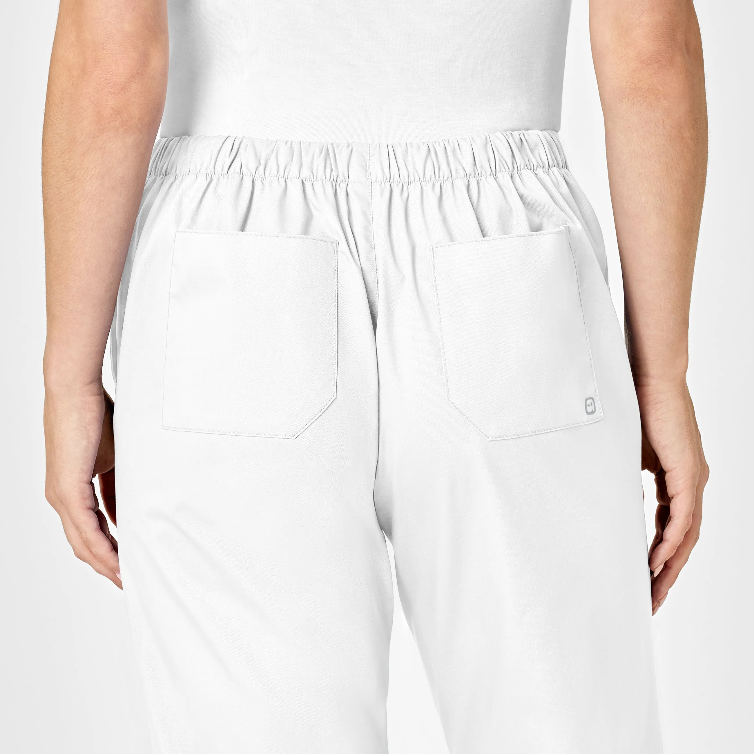 WonderWORK Women's Flare Leg Scrub Pant - White